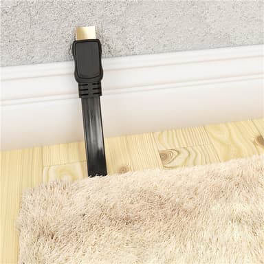 Goobay Höghastighets HDMI™-kabel Slim med Ethernet