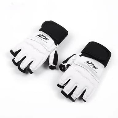 Boxning/Karate Halvfingerhandskar Vit S