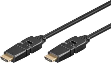 Goobay Höghastighets-HDMI™-kabel 360° med Ethernet