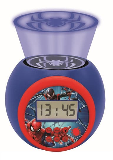 Spider Man projektorväckarklocka med timer