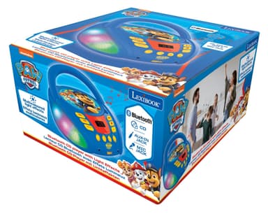 Paw Patrol Bluetooth CD-spelare med ljus