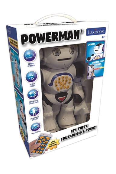 POWERMAN Interactive Robot to Learn and Play inkl fjärrkontroll (svenska)