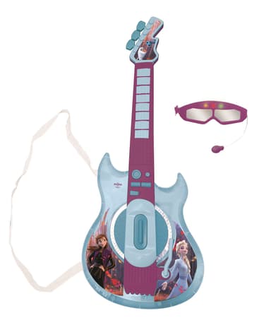 Frozen Electronic Lighting Guitar med mikrofon i glasögonformat