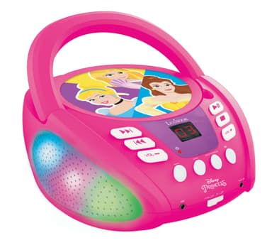 Disney Princess Bluetooth CD-spelare med ljus