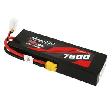 2s  7600mAh - 60C - Gens Ace XT60 PCM -fodral