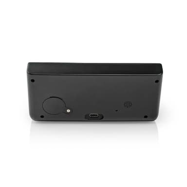 Nedis Trådlös laddare för Väckarklocka | Qi certifierad | 5 / 7.5 / 10 / 15 W | USB A-Hane | 2 Larmtider | Snooze-funktion