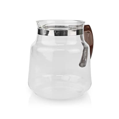 Nedis Glass kaffekannan | Kompatibel med: Moccamaster K / KB/ 1 0PL / Excellent 10S | 1.2 l | Brun