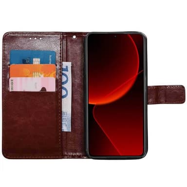 Plånboksfodral 3-kort Xiaomi 13T - Brun