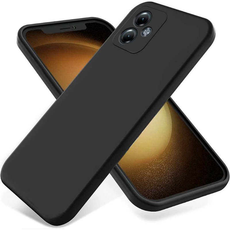 Liquid silikon skal Motorola Moto G14 - Svart