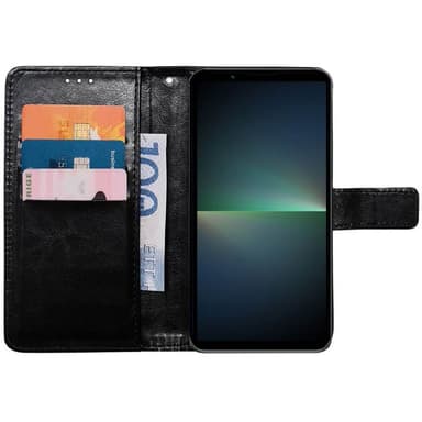 Plånboksfodral 3-kort Sony Xperia 5 V - Svart
