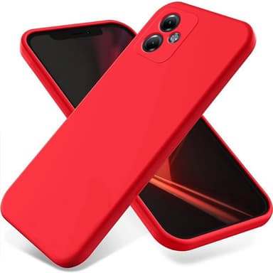 Liquid silikon skal Motorola Moto G14 - China Red