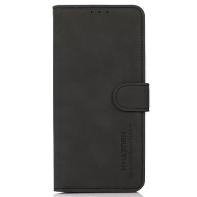 SKALO Motorola Moto G14 KHAZNEH Plånboksfodral i PU-Läder - Svart