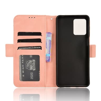 SKALO Motorola Moto G14 6-FACK Plånboksfodral - Rosa