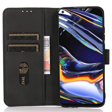 SKALO Motorola Moto G14 KHAZNEH Plånboksfodral i PU-Läder - Svart