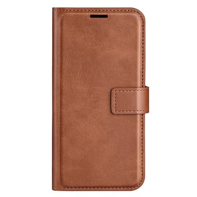 SKALO Motorola Moto G14 Premium Plånboksfodral - Brun