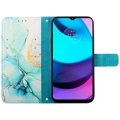 SKALO Motorola Moto G14 Marmor 3D Plånboksfodral