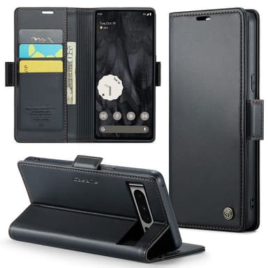 CASEME Plånboksfodral till Pixel 8 Pro - Svart