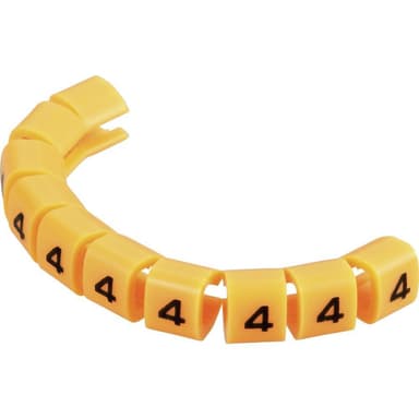 TRU COMPONENTS 1593398 TC-MB1/4203 Märkningsclip Tryck
