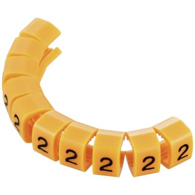 TRU COMPONENTS 1593424 TC-MB2/2203 Märkningsclip Tryck