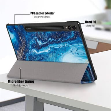 Aktivt Fodral Samsung Galaxy Tab S9 11.0 - Blue Marble