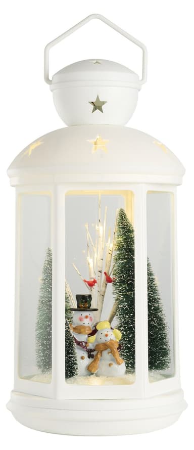 Ljuslykta Jul - Roterande LED-ljus 42cm hög