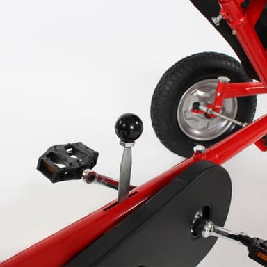 tectake Gokart 2-sits - röd