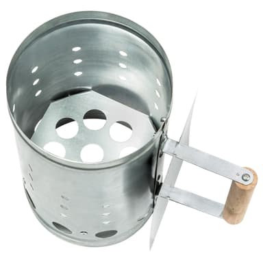 tectake Grilltändare med värmeskydd - silver