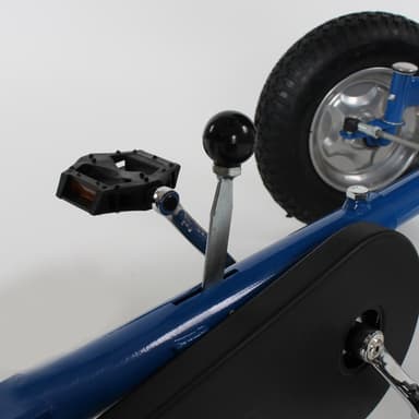 tectake Gokart 2-sits - blå