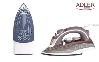 Adler AD 5030 strykjärn med 3000W - beige/vit