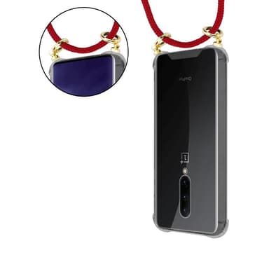 OnePlus 7 PRO Skal Fodral Kedja (Röd)
