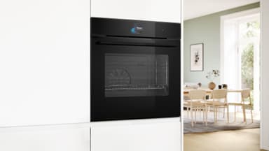 Bosch Serie 8 Inbyggnadsugn med FullSteam HSG958DB1S (Svart)