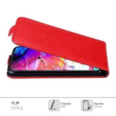 Samsung Galaxy A70 / A70s Flipfodral Skal (Röd)