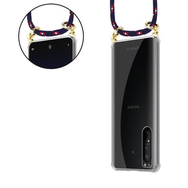 Sony Xperia 1 II Skal Fodral Kedja (Blå)