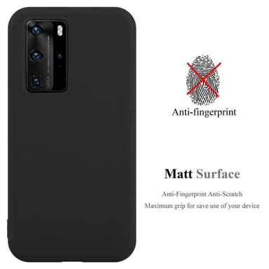Huawei P40 PRO / P40 PRO+ Skal Fodral Case (Svart)