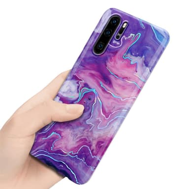 Huawei P30 PRO Plånboksfodral Skal (Lila)