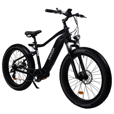 Swoop Fatbike Elcykel Attacker, 26""