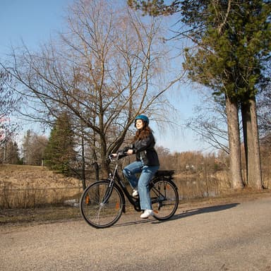 Swoop Elcykel Classic, dam 28"" svart