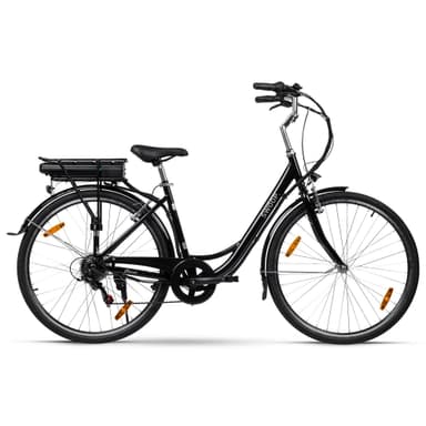 Swoop Elcykel Classic, dam 28"" svart
