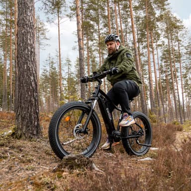 Swoop Fatbike Elcykel Attacker, 26""