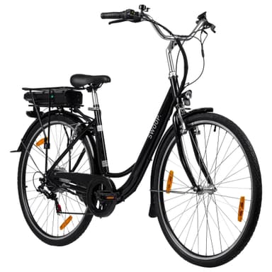 Swoop Elcykel Classic, dam 28"" svart