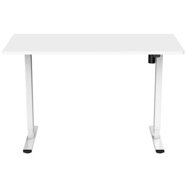 Lykke höj och sänkbart skrivbord M100, vit, 140 x 70 cm