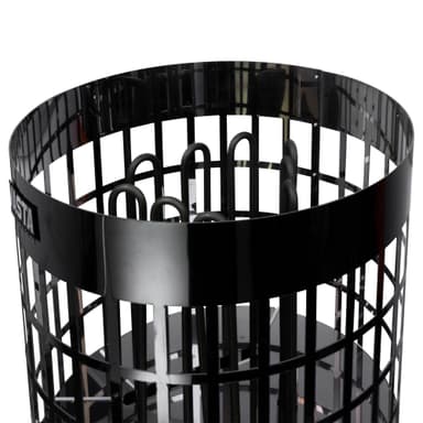 Vasta Bastuaggregat Ignite 6kw, black steel, fast, 5-8m3
