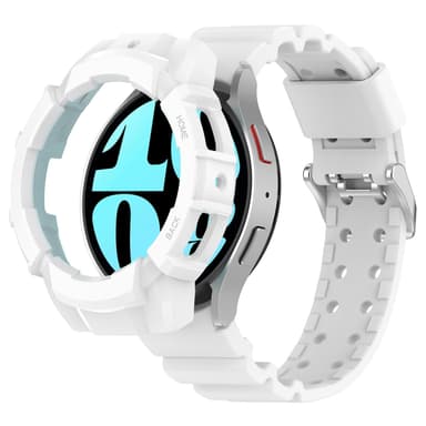 Armor silikonarmband med skyddsfodral för Samsung Galaxy Watch6 44mm V