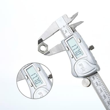 Digitalt Skjutmått 150mm/6 tum IPX54 vattentätt silver