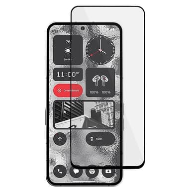 2-PACK SKALO Nothing Phone (2) Heltäckande Skärmskydd Härdat Glas - Svart