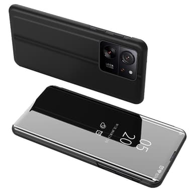 SKALO Xiaomi 13T/13T Pro Clear View Spegel fodral - Svart