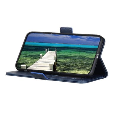 SKALO Google Pixel 8 Pro Premium Plånboksfodral - Blå