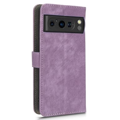 SKALO Google Pixel 8 Pro Plånboksfodral i PU-Läder - Lila