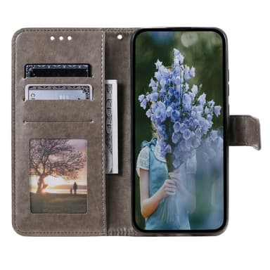 SKALO Google Pixel 8 Mandala Plånboksfodral - Grå