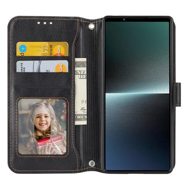 SKALO Sony Xperia 5 V Evelope Clutch 5-Fack - Svart